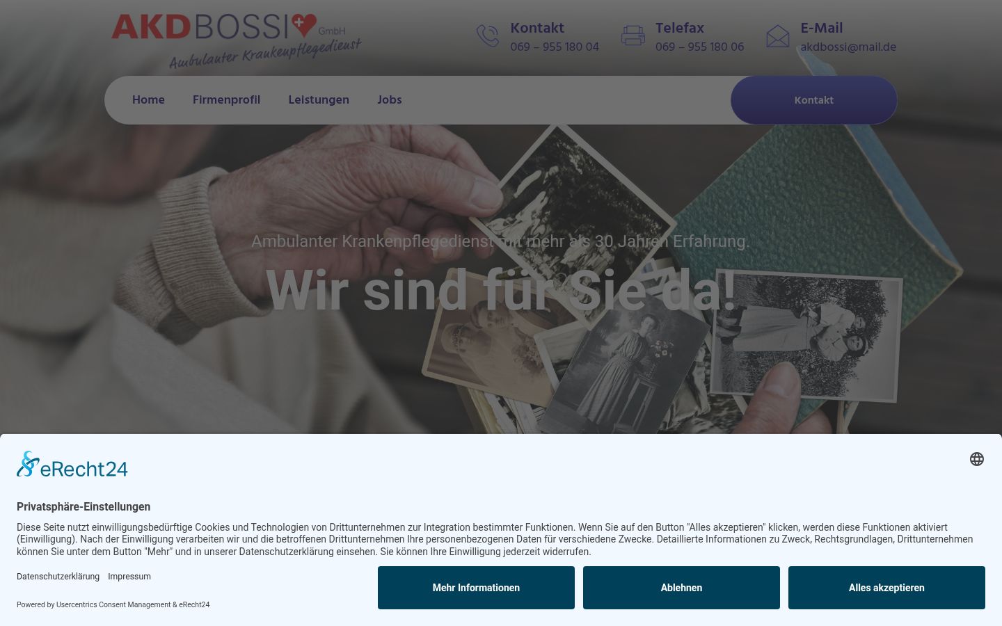 Screenshot van de toestemmingsbanner zoals getoond vóór enige interactie