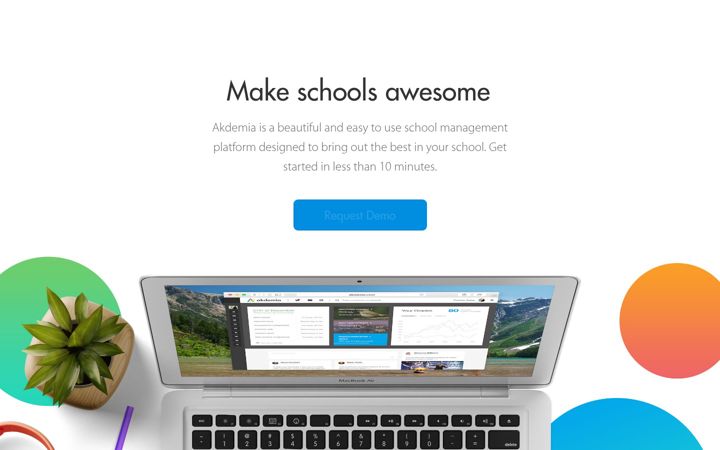 Screenshot of akdemia.com