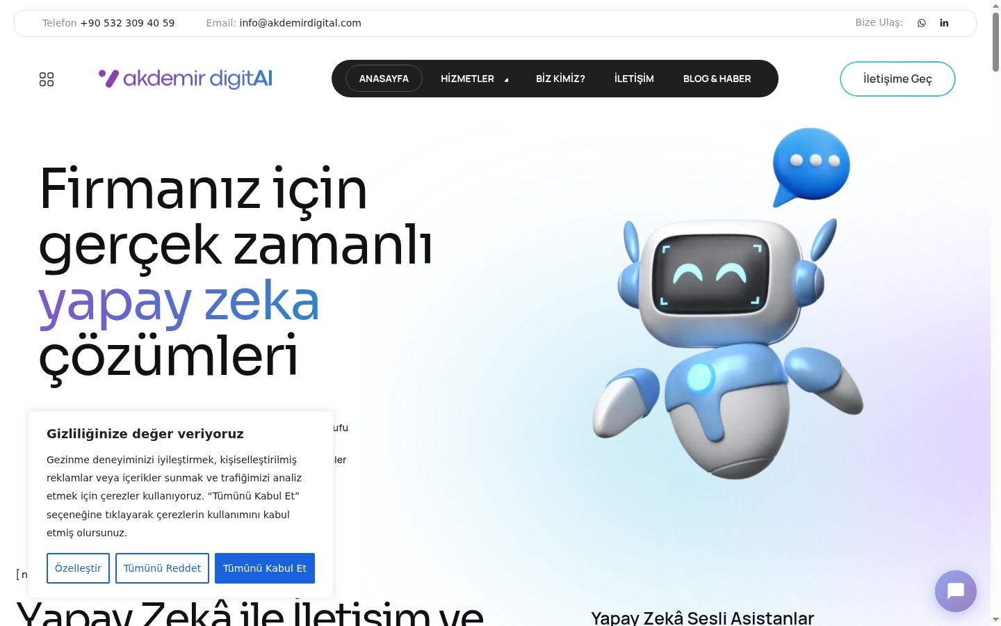 Snímek obrazovky baneru souhlasu zobrazeného před jakoukoli interakcí