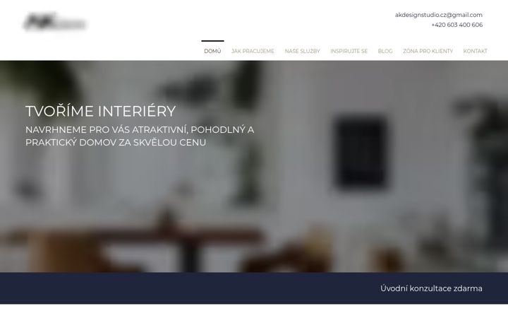 Screenshot of akdesignstudio.cz