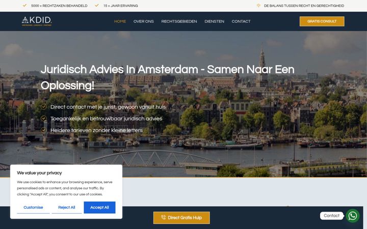Screenshot of akdid.nl