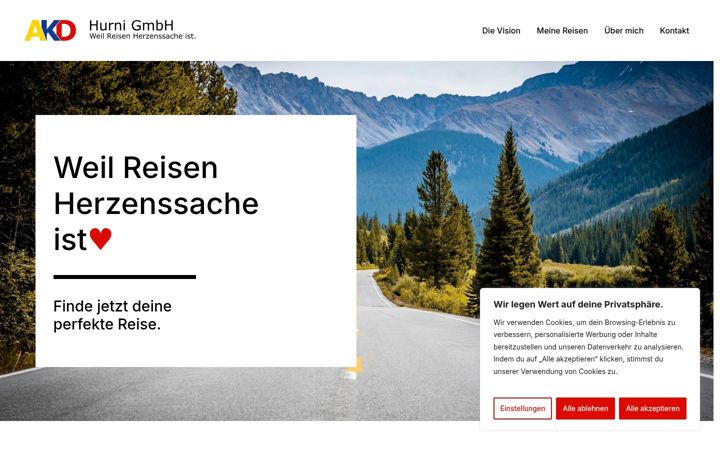 Screenshot of akdreisen.ch