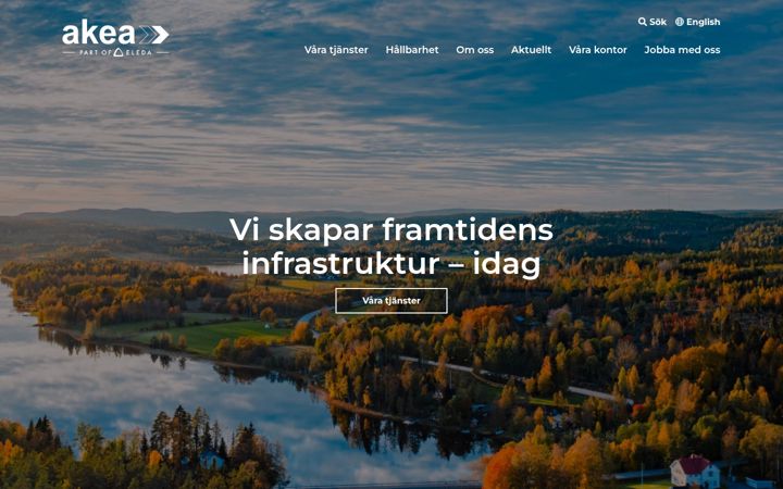 Skærmbillede af akeab.se