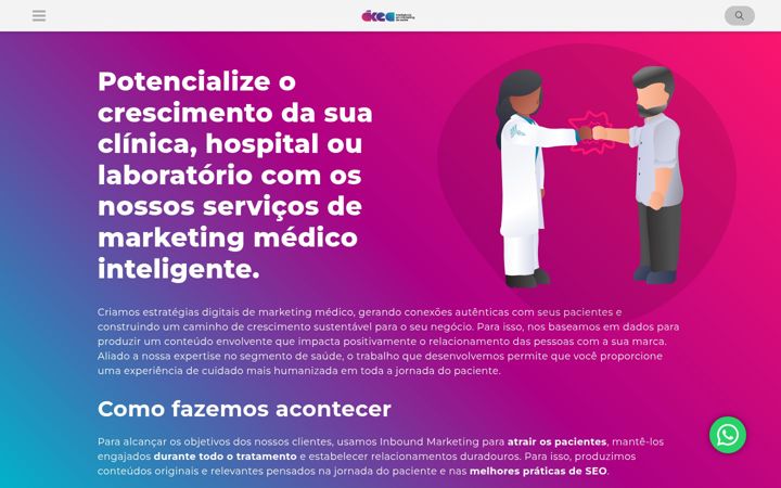 Screenshot of akeadigital.com