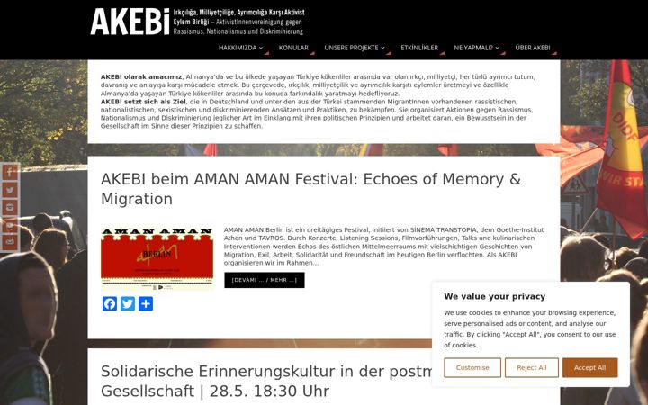 Screenshot stránky akebi.de