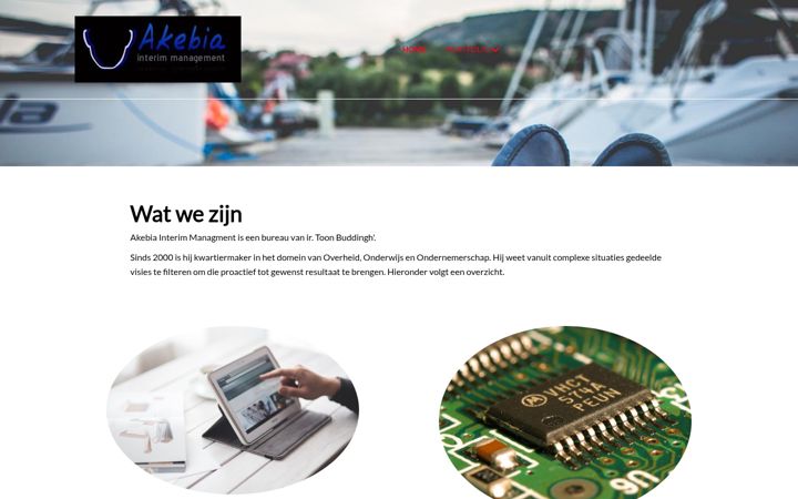 Screenshot of akebia-im.nl