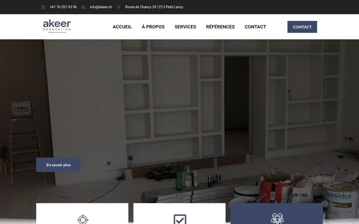 Екранна снимка на akeer.ch