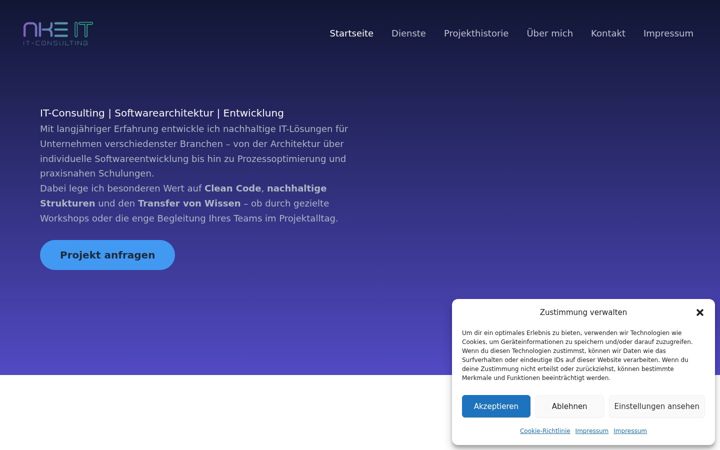 Screenshot of akeit.de