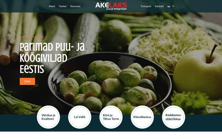Screenshot of akelaks.ee