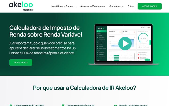 Screenshot του akeloo.com.br