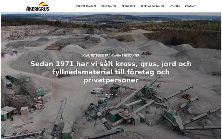 Screenshot di akerigrus.se