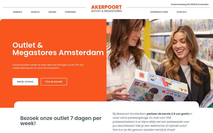 Screenshot of akerpoort.nl