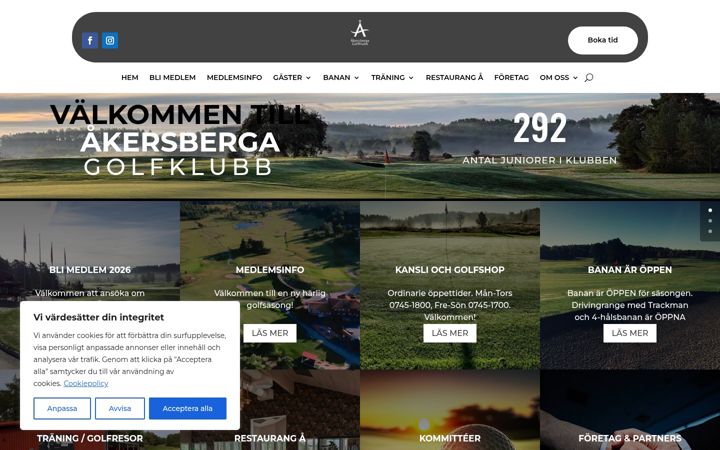 Screenshot of akersbergagk.se