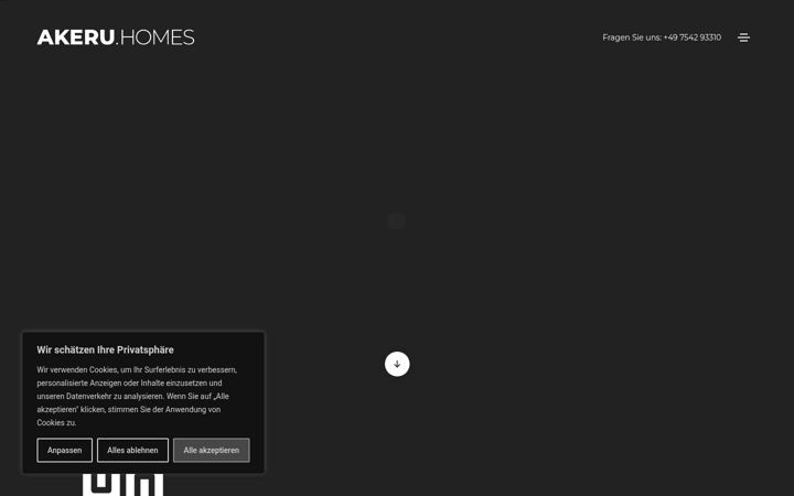 Screenshot of akeru.homes