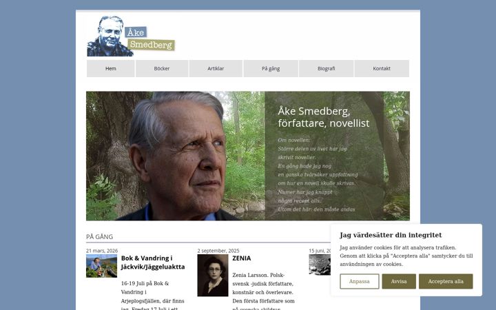 Snímek obrazovky akesmedberg.se