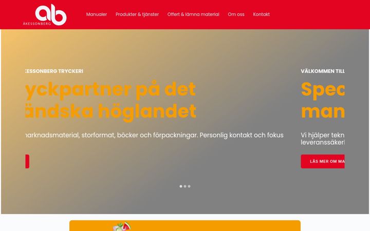 Screenshot of akessonberg.se