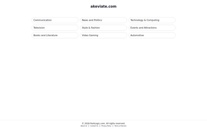 Screenshot of akeviate.com