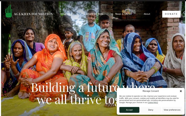 Screenshot of akf.org