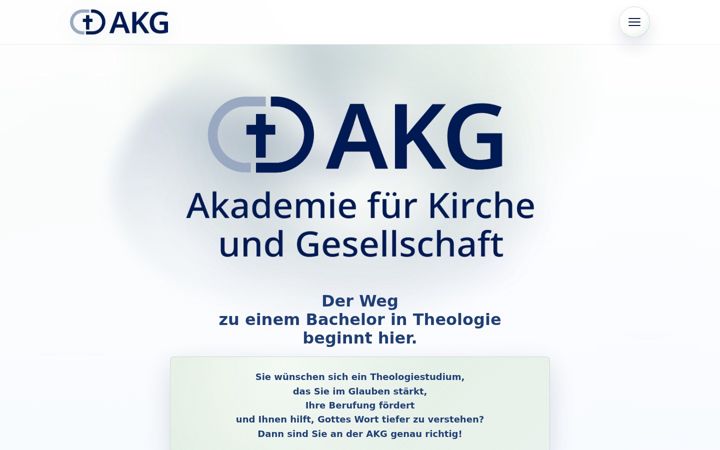 Skjámynd af akg-studium.at