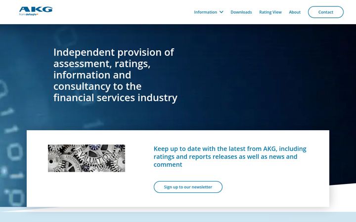 Screenshot of akg.co.uk