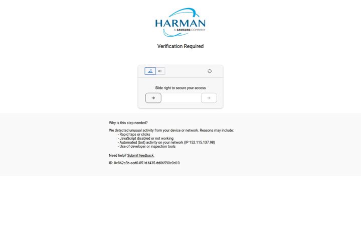 Screenshot of akg.com