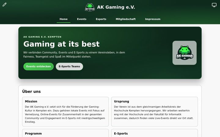 Screenshot of akgaming.de