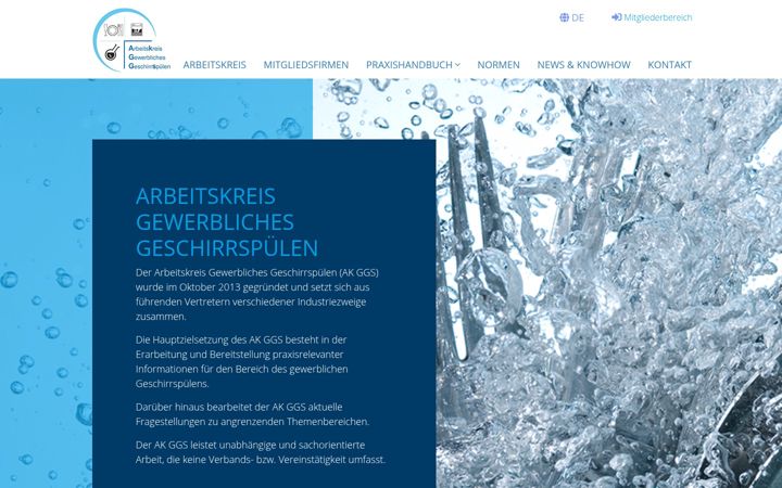 Screenshot of akggs.de