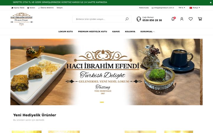 Screenshot of akginlokum.com.tr