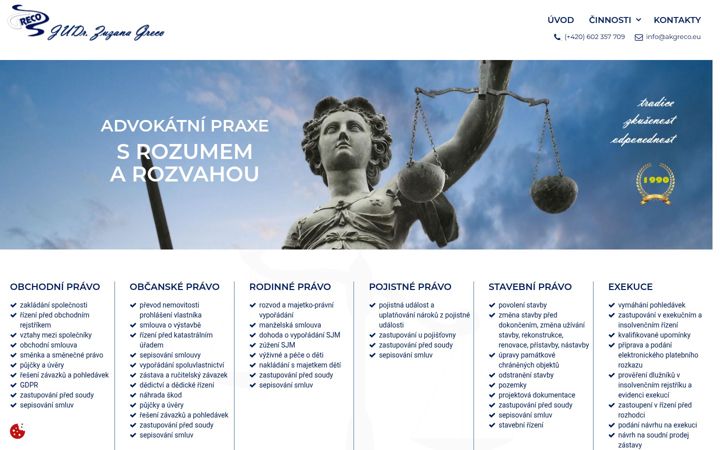 Screenshot of akgreco.cz