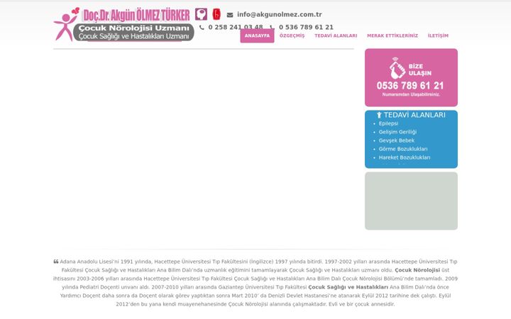 Screenshot of akgunolmez.com.tr