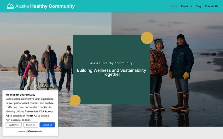 Screenshot of akhealthycommunity.org