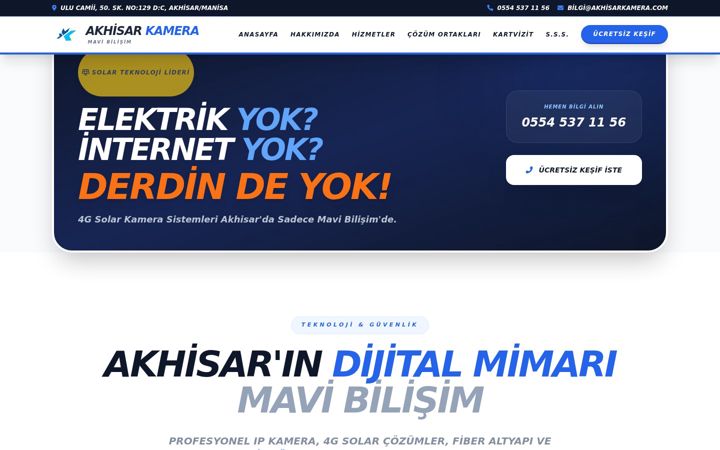 Screenshot of akhisarkamera.com