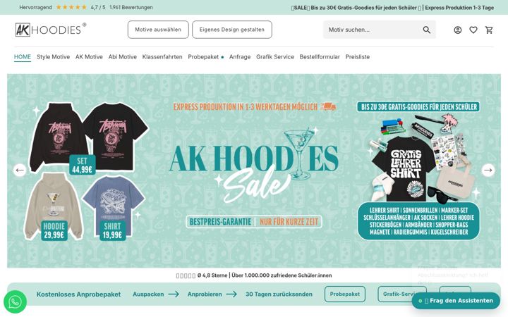 Screenshot του akhoodies.de