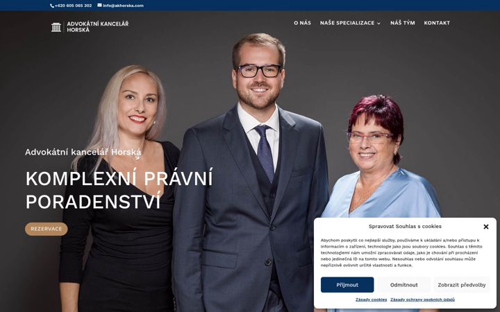 Skærmbillede af akhorska.com