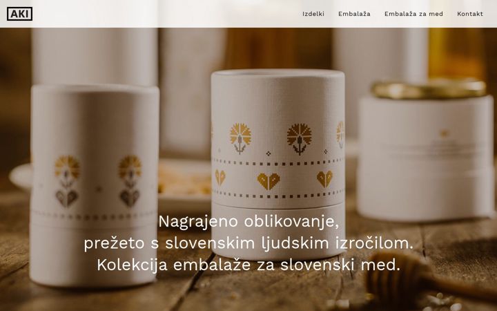 Screenshot of akiizlake.si