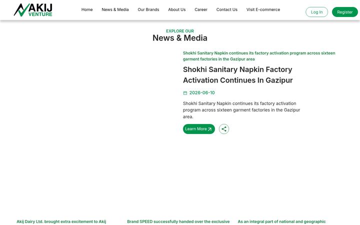Screenshot ta' akijventure.com