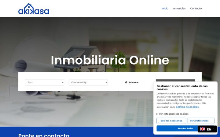 Screenshot of akikasa.com