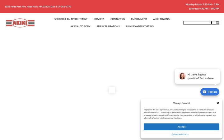 Zrzut ekranu akikiautorepair.com
