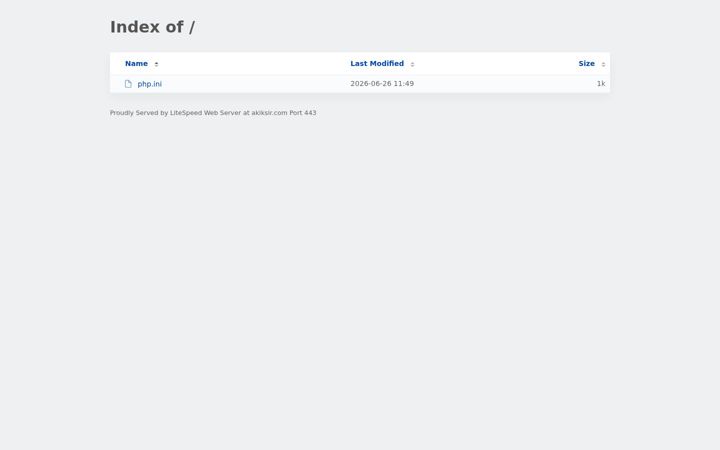 Screenshot of akiksir.com