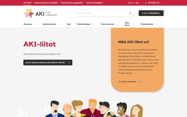 Screenshot of akiliitot.fi