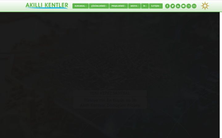 Screenshot of akillikentler.com.tr