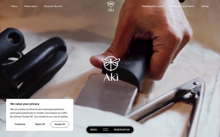 Kuvakaappaus sivustosta akimalta.com