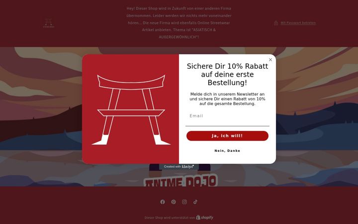 Screenshot of akimono.de