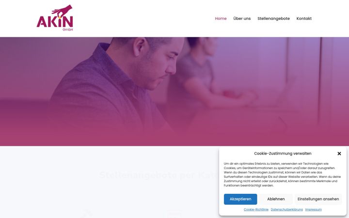 Screenshot of akin-gmbh.de