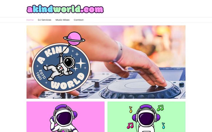 Screenshot of akindworld.com