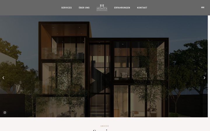 Screenshot of akinita.de