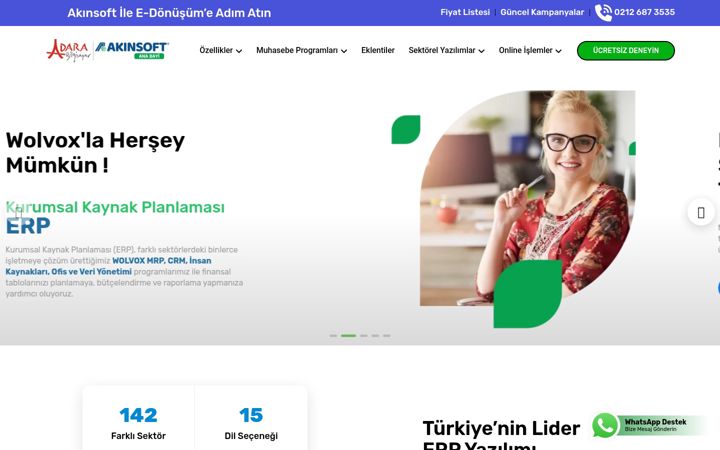 Screenshot of akinsoftbasaksehirbayi.com