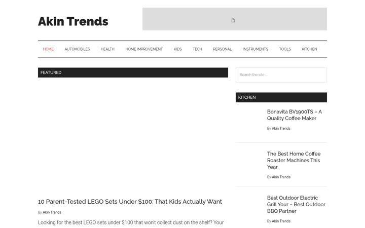 Screenshot of akintrends.com