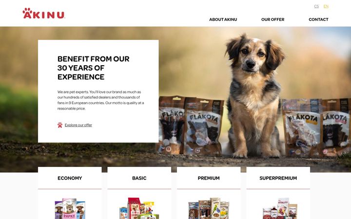 Screenshot of akinu.com