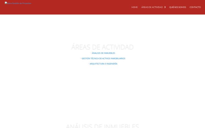 Screenshot of akiragestion.es